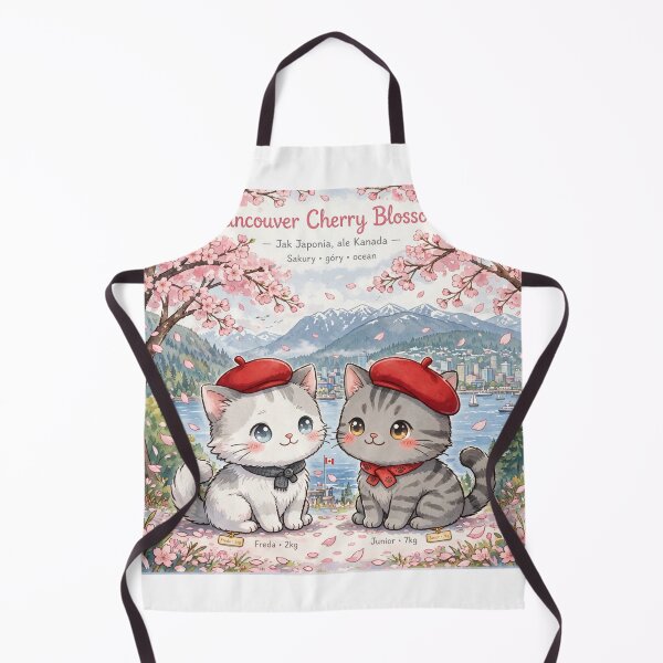 Item preview, Vancouver Cherry Blossoms - Freda and Junior Spring in Canada designed and sold by MAISON SYLVIE.