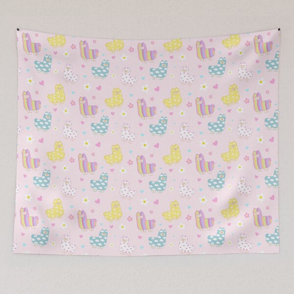 Item preview, Cute llama pattern designed and sold by PeonyandlillyId.