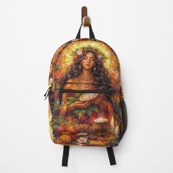 Item preview, Diosa maya del chocolate - Pintura de Ix Cacao. designed and sold by GalleryKauffeld.