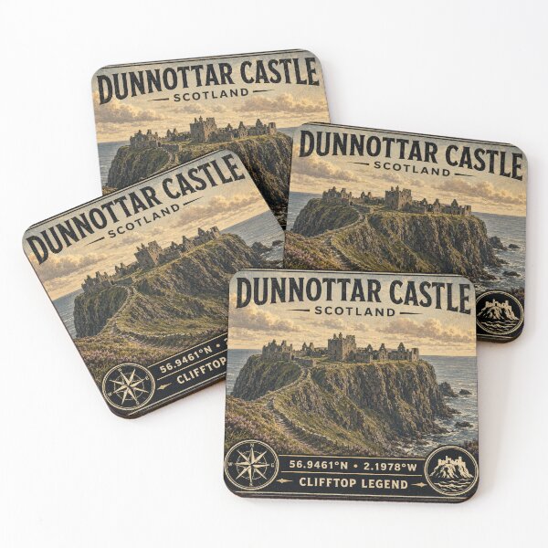 Item preview, Dunnottar Castle Scotland Vintage Travel designed and sold by naturalsurvival.