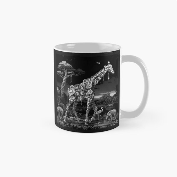 Item preview, Steampunk Giraffe in African Safari Mechanical Wildlife Art designed and sold by inkoutninja.