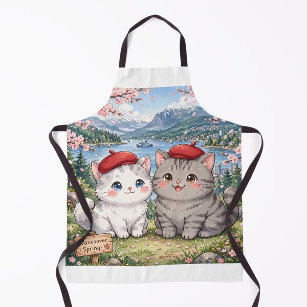 Item preview, Vancouver Spring - Freda and Junior Cherry Blossom View designed and sold by MAISON SYLVIE.