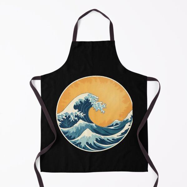 Item preview, Japanese Great Wave Sunset Circular designed and sold by TheGOATFx.