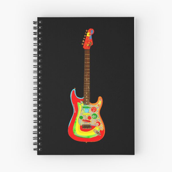 Item preview, Psychedelic Hand Painted Electric Guitar designed and sold by TheGOATFx.