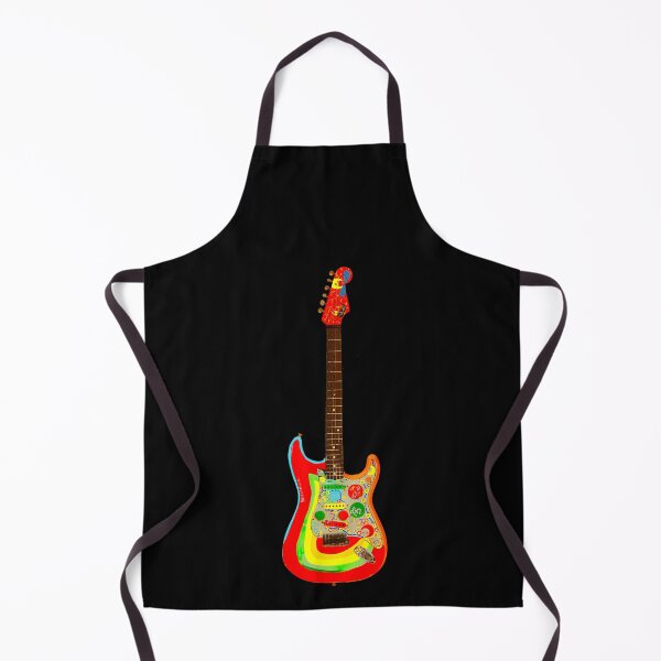 Item preview, Psychedelic Hand Painted Electric Guitar designed and sold by TheGOATFx.