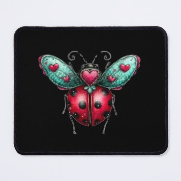 Item preview, Decorative Ladybug with Heart Patterns designed and sold by hrendika.