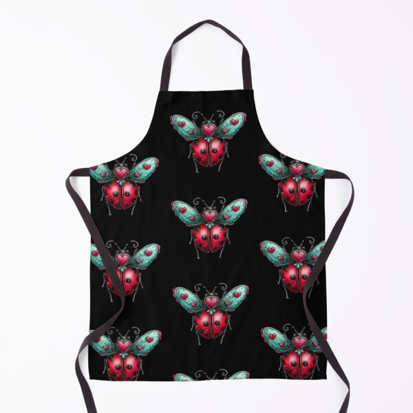 Item preview, Decorative Ladybug with Heart Patterns designed and sold by hrendika.