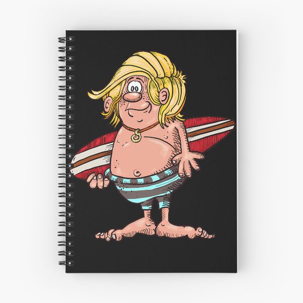 Item preview, Cartoon Blonde Surfer Dude Beach Character designed and sold by TheGOATFx.