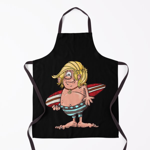 Item preview, Cartoon Blonde Surfer Dude Beach Character designed and sold by TheGOATFx.