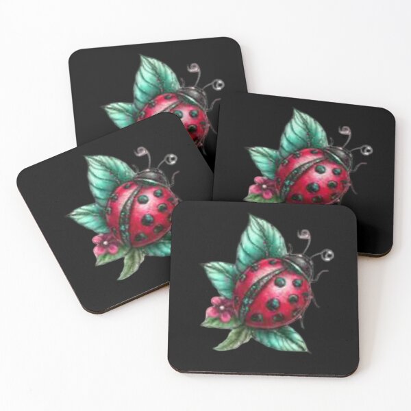 Item preview, Ladybug on Leaf designed and sold by hrendika.