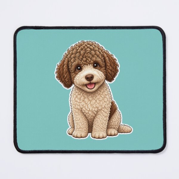 Item preview, Lagotto Romagnolo Sticker – Curly Dog Breed Design designed and sold by Benjipawprints.