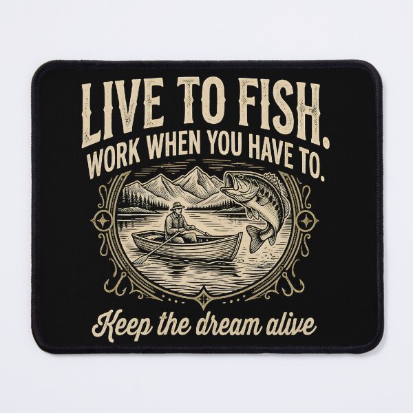 Item preview, Retro Fisherman Bass Fishing Vector Graphic designed and sold by ZanyPaintbrush.