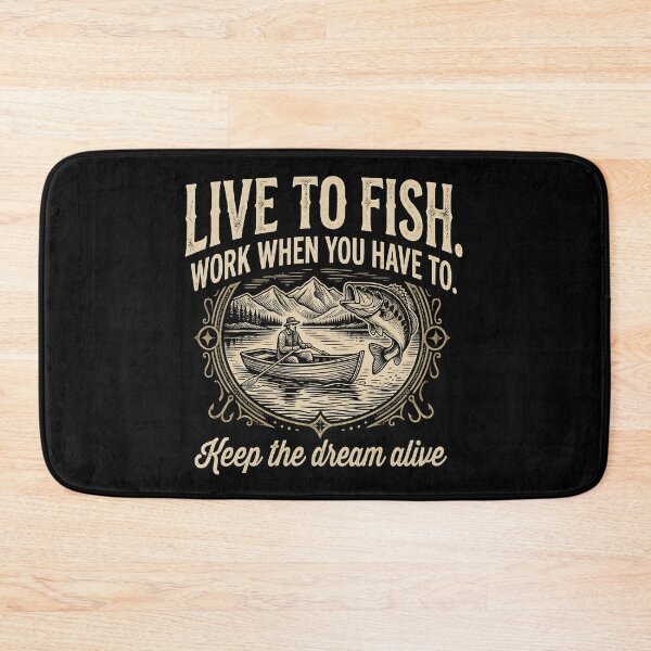Item preview, Retro Fisherman Bass Fishing Vector Graphic designed and sold by ZanyPaintbrush.