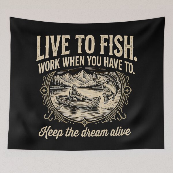 Item preview, Retro Fisherman Bass Fishing Vector Graphic designed and sold by ZanyPaintbrush.