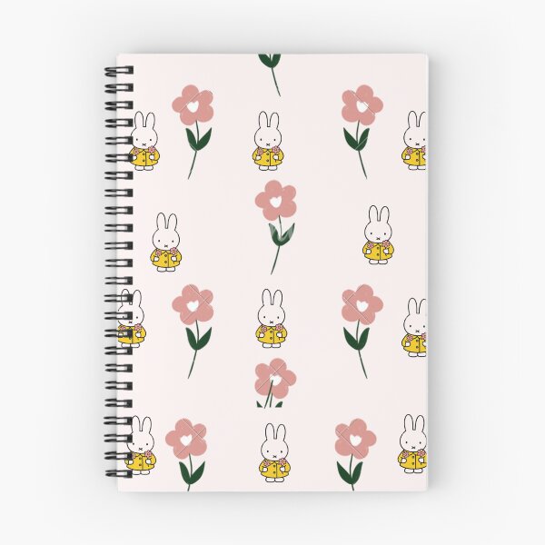 Item preview, Cute Bunny and Spring Floral Seamless Pattern designed and sold by Cozy Moss Studio.