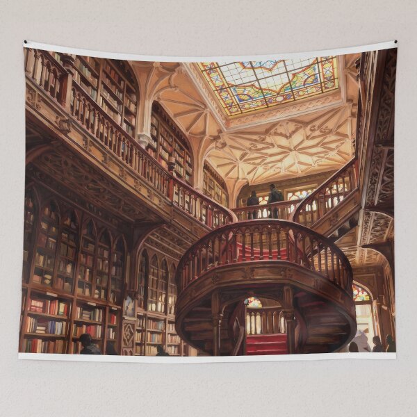 Item preview, Livraria Lello Porto designed and sold by RedPeaStudio.