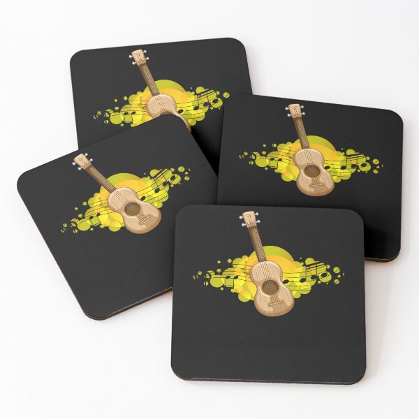 Item preview, Acoustic Guitar Musical Notes designed and sold by MadebyAhsan.
