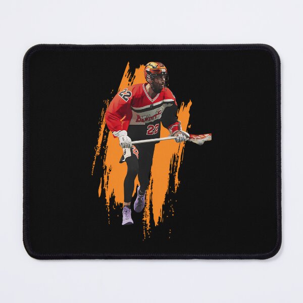 Item preview, Lacrosse Player Running Orange designed and sold by MadebyAhsan.