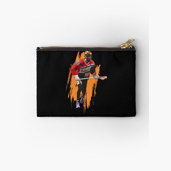 Item preview, Lacrosse Player Running Orange designed and sold by MadebyAhsan.