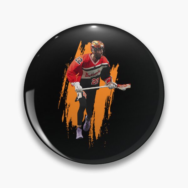 Item preview, Lacrosse Player Running Orange designed and sold by MadebyAhsan.