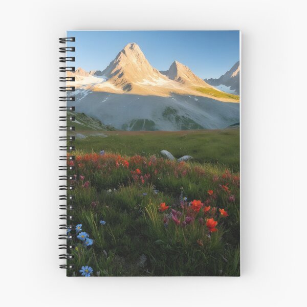 Item preview, Alpine Meadow in Bloom at Sunrise designed and sold by coolr42.