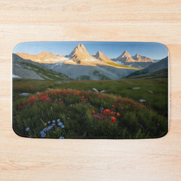 Item preview, Alpine Meadow in Bloom at Sunrise designed and sold by coolr42.