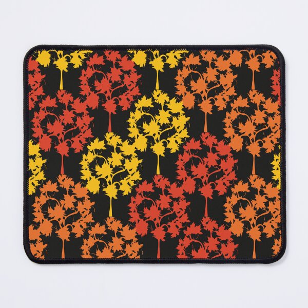 Item preview, Autumnal Forest Pattern - Autumn Blaze & Black designed and sold by Daniel Bevis Design.