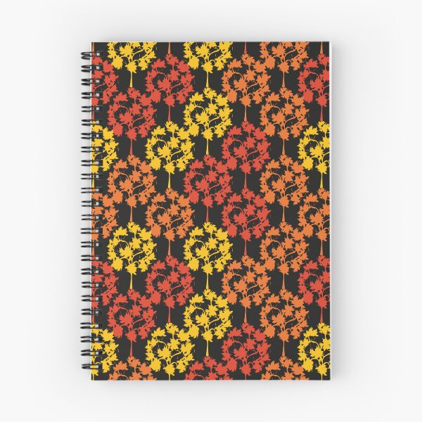 Item preview, Autumnal Forest Pattern - Autumn Blaze & Black designed and sold by Daniel Bevis Design.