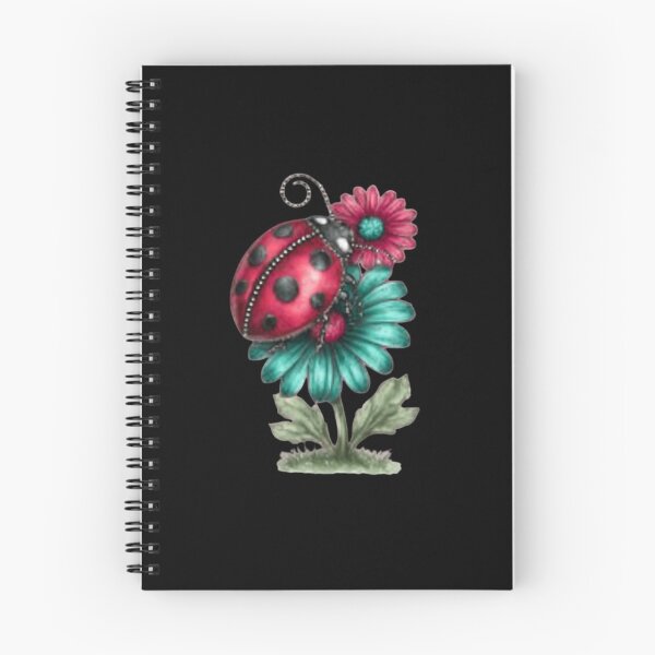 Item preview, Ladybug on Vibrant Flowers designed and sold by hrendika.