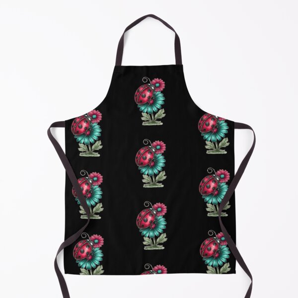 Item preview, Ladybug on Vibrant Flowers designed and sold by hrendika.