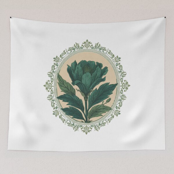 Item preview, Smeraldo Flower Still Life Watercolor Nature Love Yourself designed and sold by pawsome purrfect.