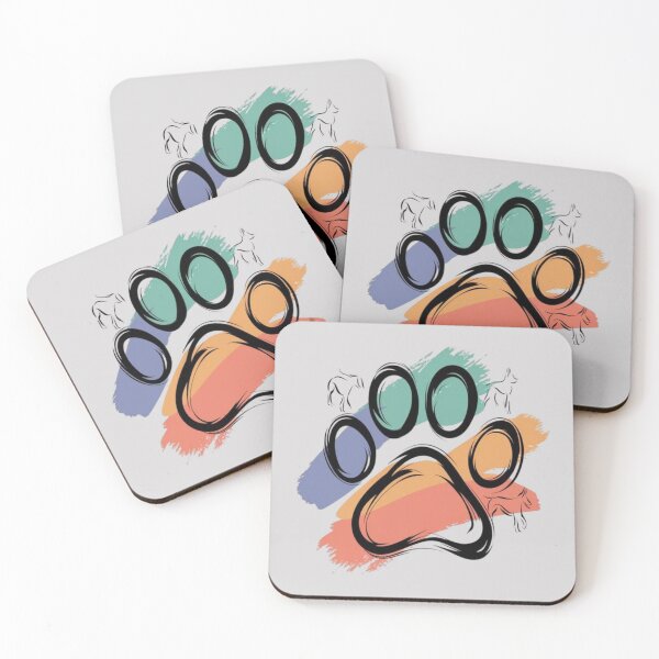 Item preview, Multicolor Dog Paw designed and sold by RajDeals.