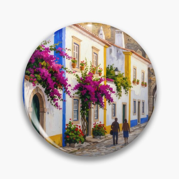 Item preview, Óbidos the Walled Town designed and sold by RedPeaStudio.