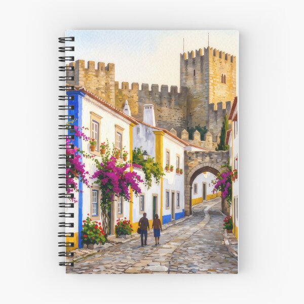 Item preview, Óbidos the Walled Town designed and sold by RedPeaStudio.