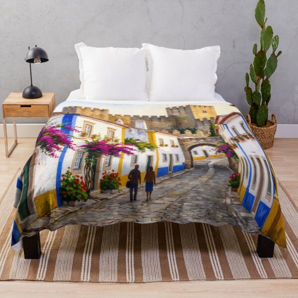 Item preview, Óbidos the Walled Town designed and sold by RedPeaStudio.