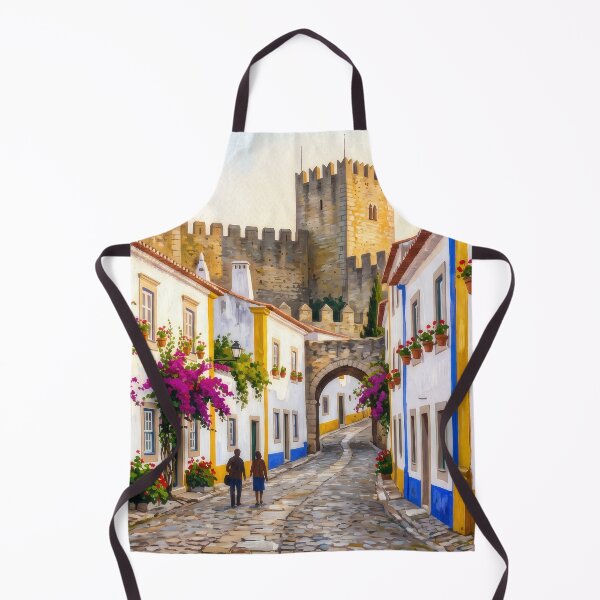 Item preview, Óbidos the Walled Town designed and sold by RedPeaStudio.