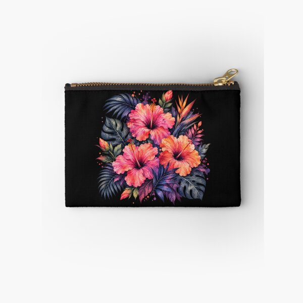Item preview, Dark Tropical Garden | Gothic Hibiscus Watercolor | Tropical Botanical Art designed and sold by IamNolmo.