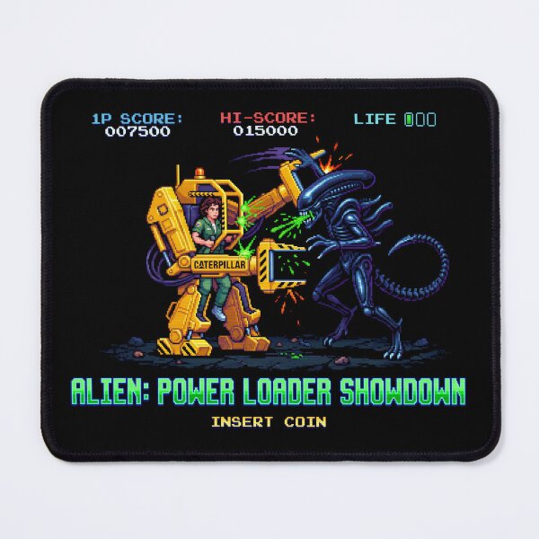Item preview, Alien Power Loader Showdown Retro Arcade designed and sold by chesterosul.