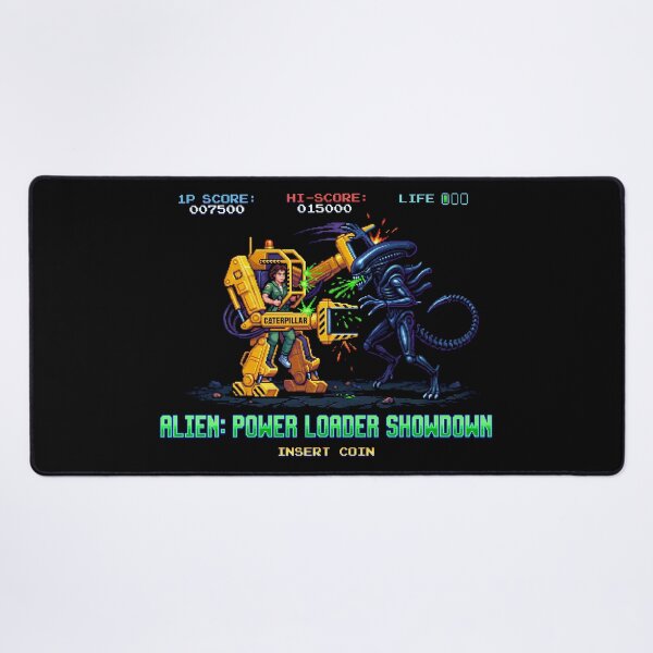 Item preview, Alien Power Loader Showdown Retro Arcade designed and sold by chesterosul.