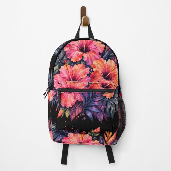 Item preview, Dark Tropical Garden | Gothic Hibiscus Watercolor | Tropical Botanical Art designed and sold by IamNolmo.