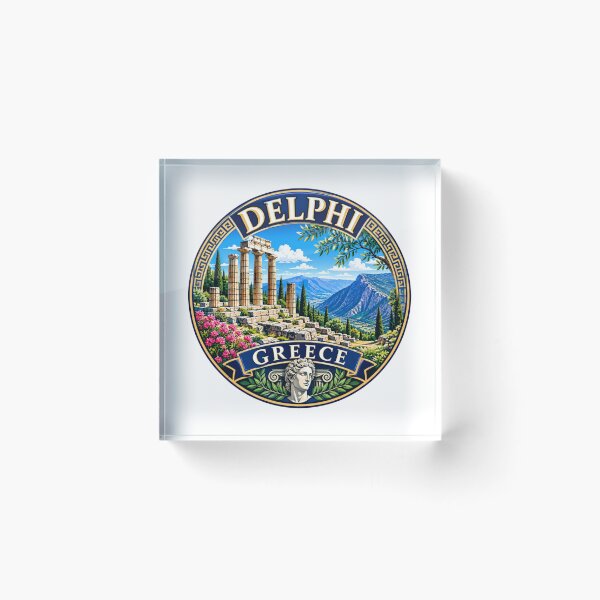 Item preview, Delphi, Greece - Ancient Greek Ruins designed and sold by Myra365Art.