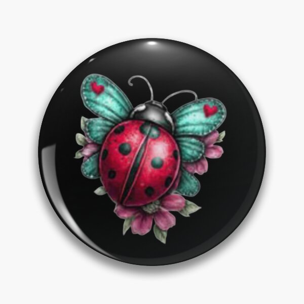 Item preview, Colorful Ladybug on Flowers designed and sold by hrendika.