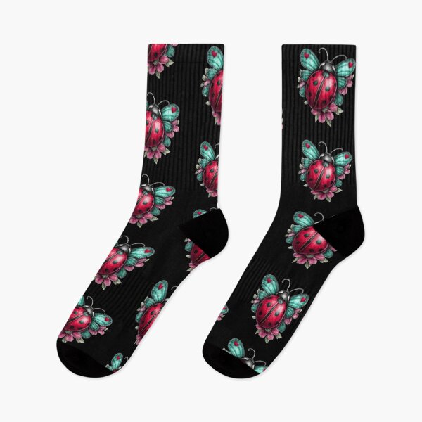 Item preview, Colorful Ladybug on Flowers designed and sold by hrendika.