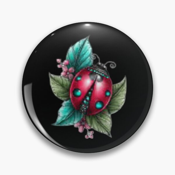 Item preview, Ladybug on Colorful Leaves designed and sold by hrendika.