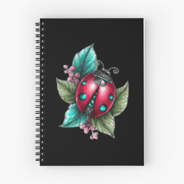Item preview, Ladybug on Colorful Leaves designed and sold by hrendika.