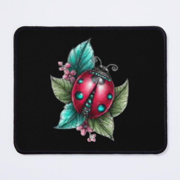 Item preview, Ladybug on Colorful Leaves designed and sold by hrendika.