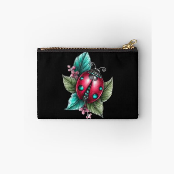 Item preview, Ladybug on Colorful Leaves designed and sold by hrendika.