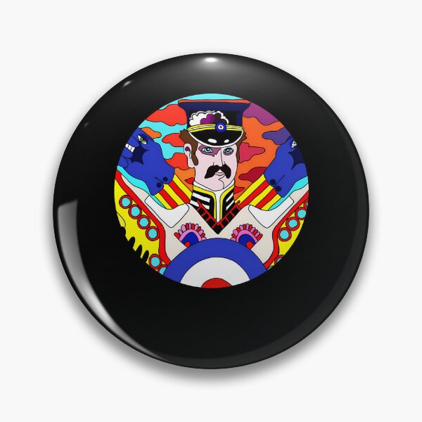Item preview, Sergeant Psychedelic Circular Pop Art Character designed and sold by Beingnewyou.