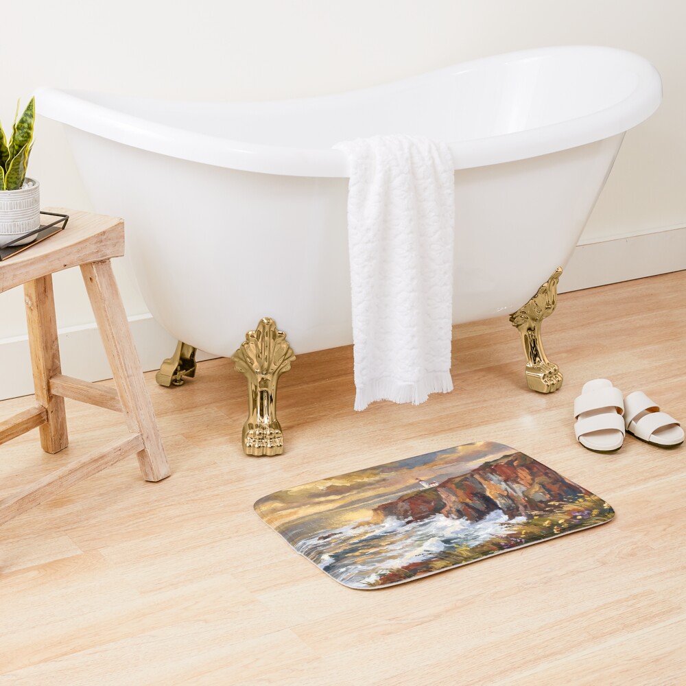 Item preview, Bath Mat designed and sold by RedPeaStudio.