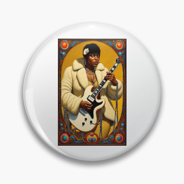 Item preview, Legendary Gospel and Blues Guitarist Art Nouveau designed and sold by Beingnewyou.